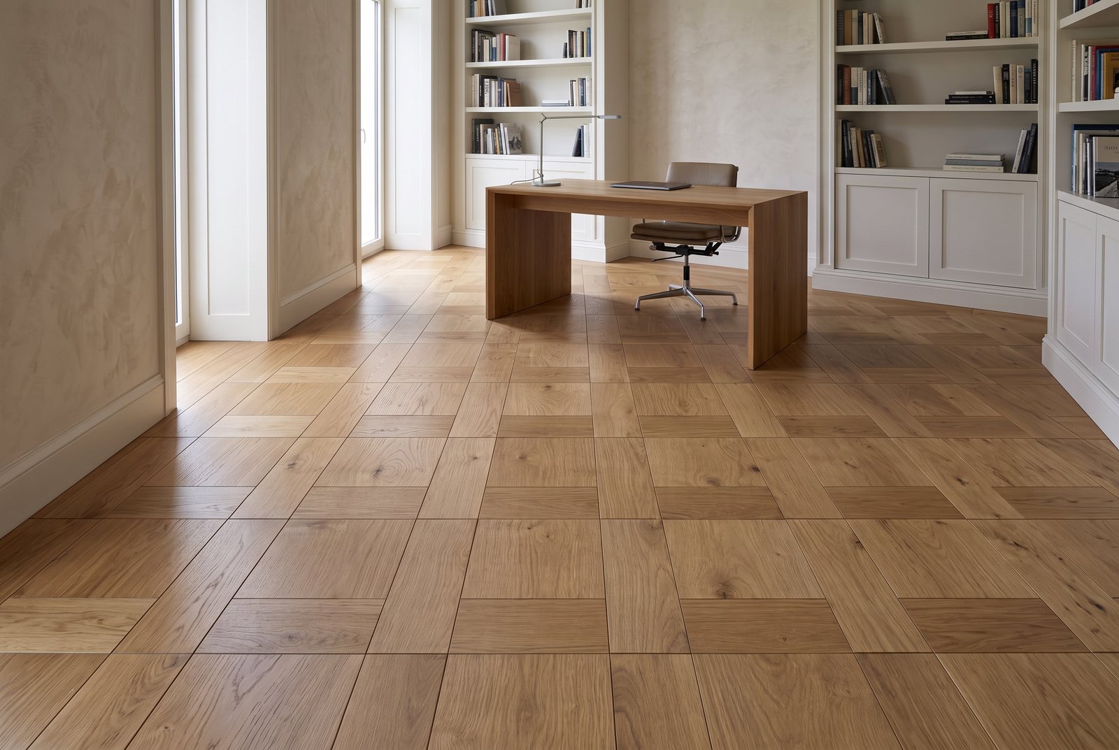 Piso de roble en Shaker